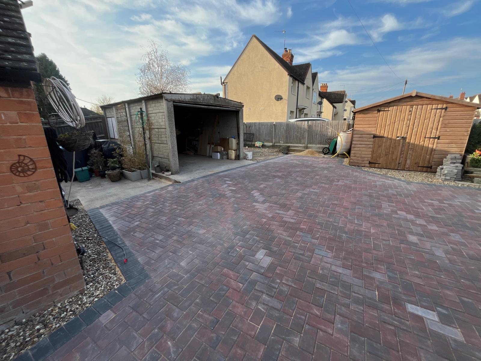 Completed parking area project photo